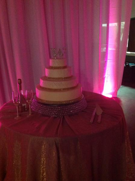 Brides Cake with Bling