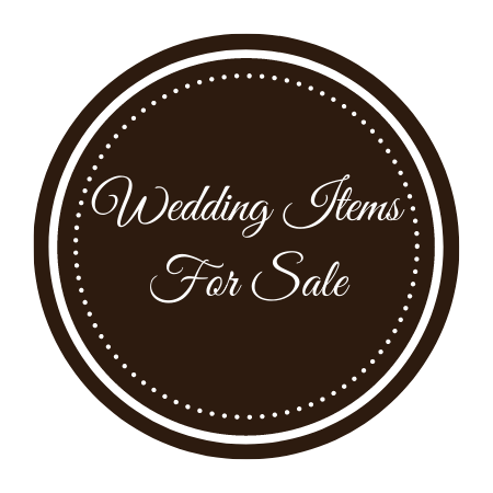 Wedding Items For Sale