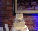 Beautiful brides cake at 129 Coosa