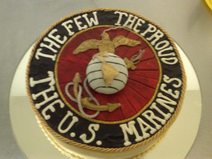 Marines cake