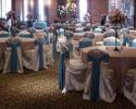 100-Ivory Universal Chair Covers Available @ $1/each.

Like New Condition.

(Blue Sashes Not Available)