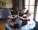 Redvelvet Wedding cake and cupcakes