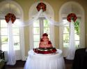 Brides cake Pretty in Red